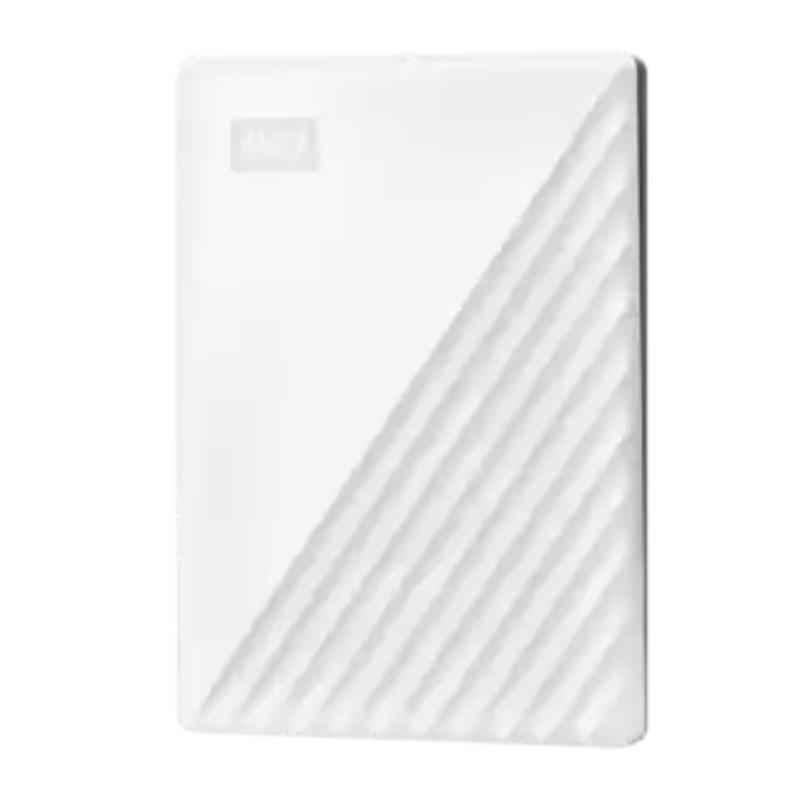 WD My Passport 2TB White Portable External Hard Drive, WDBYVG0020BWT-WESN