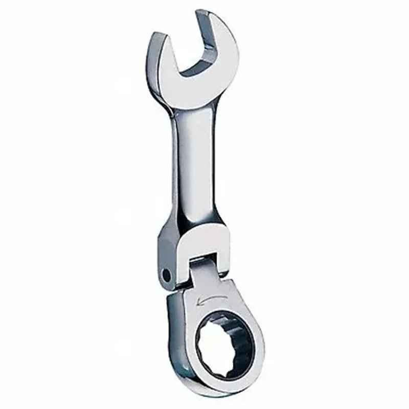 Westward 4 inch Alloy Steel Chrome Ratchet Wrench, 35Z085