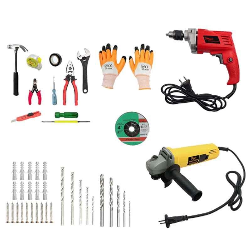 Hillgrove HGCM232M1 16 Pcs Power Tools Kit, HGCM493