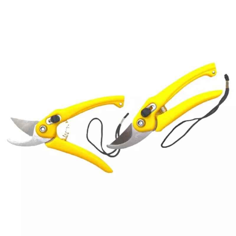 Sky Blue 0.98 inch Iron Bypass Pruner, SBPRUNERMDX0233 (Pack of 2)