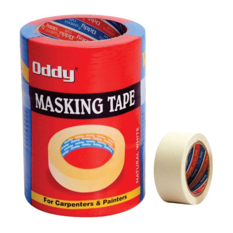 Oddy 18mm Transparent Super Strong Masking Tape, Length: 20m, 20000B557 (Pack of 12)