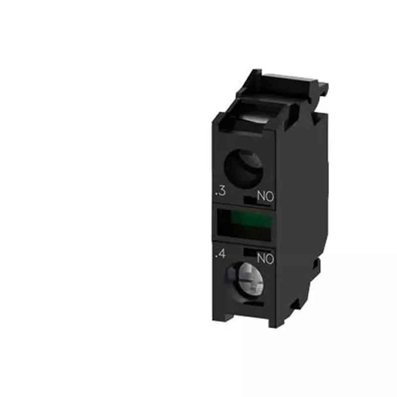 Siemens 3SU1400-1AA10-1BA0 1NO Contact Module Front Plate Mounting