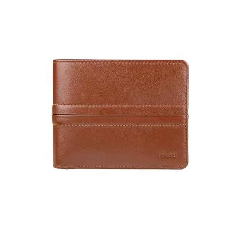 Elan 12 Slots Brown Card Flap Wallet, EX-4206-BR