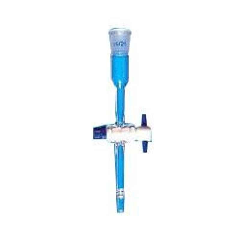 Borosil 34/35 Straight Cone USP Type I Adaptor with Stopcock, 8854034