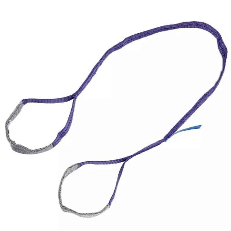 Loadx 10 Ton 6m Polyester Purple Flat Webbing Sling, LXWS10T6M