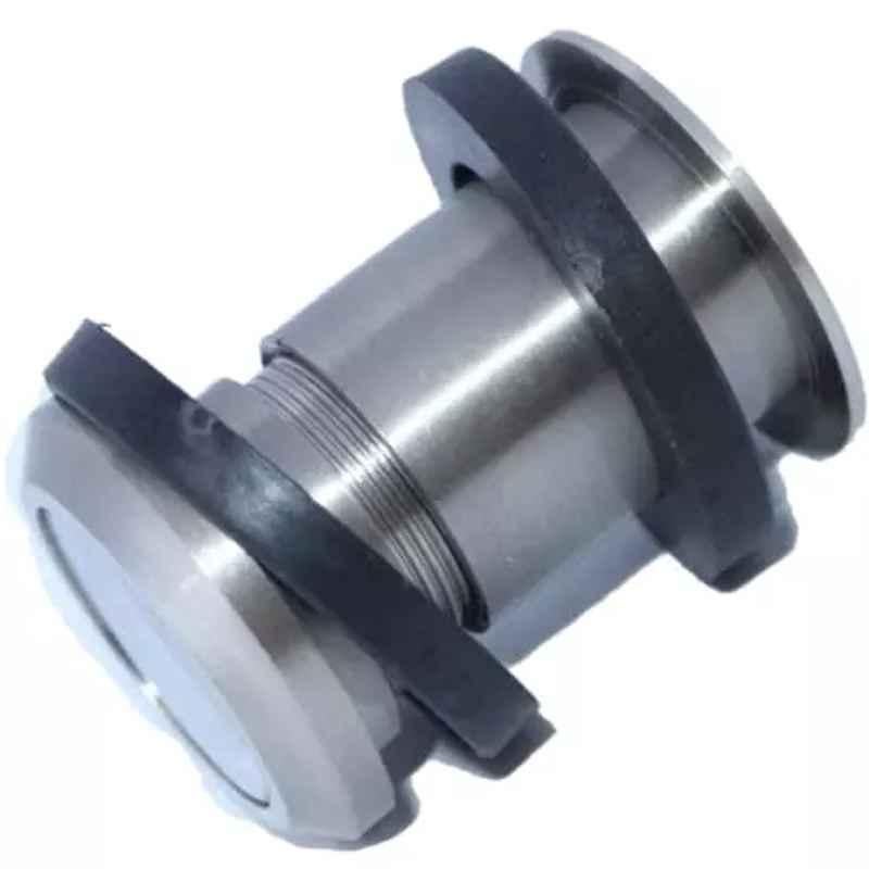 RiseOm 3 inch Brass Silver Finish 180 deg Viewing Angle Door Eye, GY-R8CX-825K (Pack of 6)