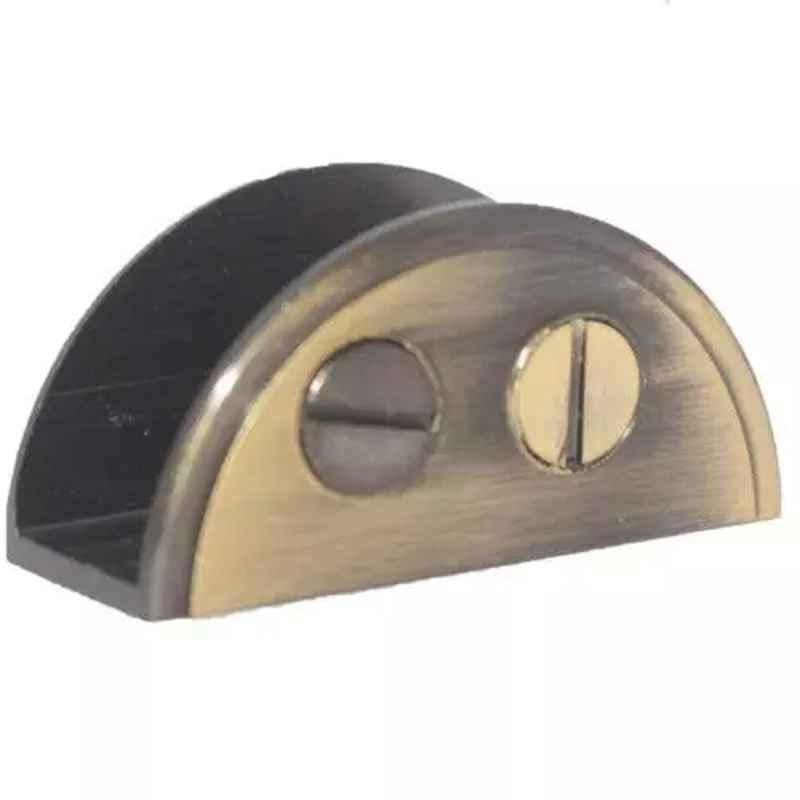 RiseOm 8mm Brass Antique Finish D Clamp Bracket, 90-I0F5-YRR9 (Pack of 30)