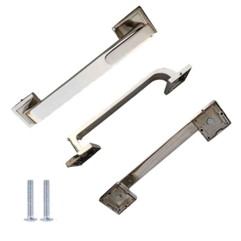 Atom O-109 10 inch Chrome Plated Silver Satin Finish Zinc Pull Handle