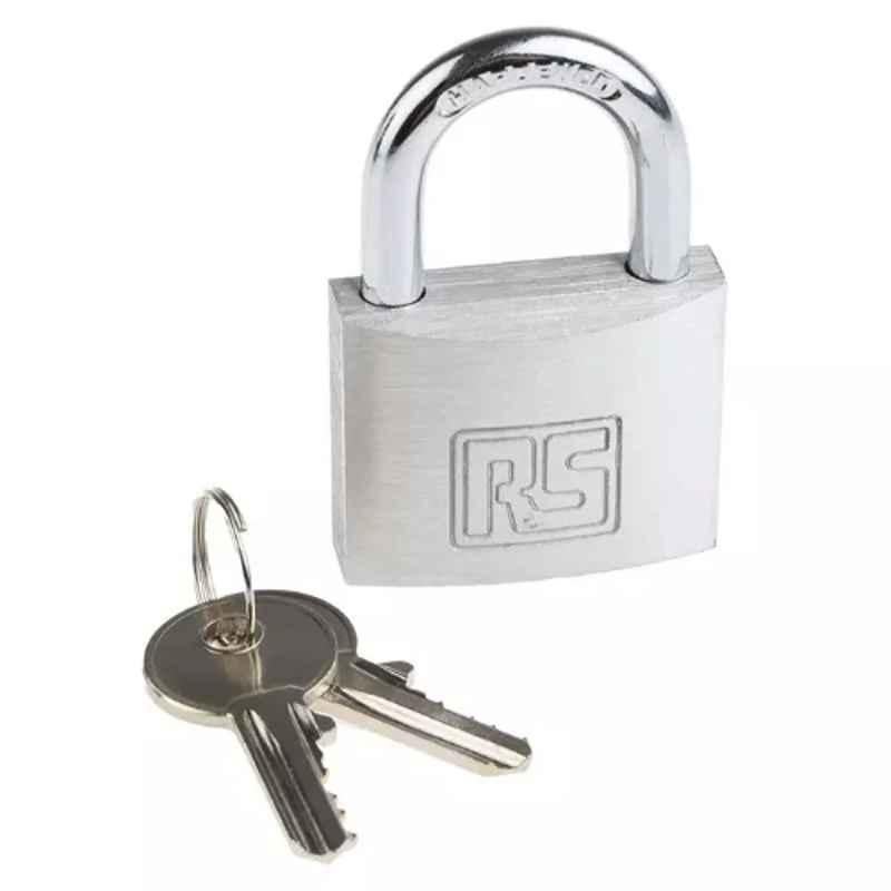 RS Pro 6x40mm Key Weatherproof Aluminium Safety Padlock, 8274410