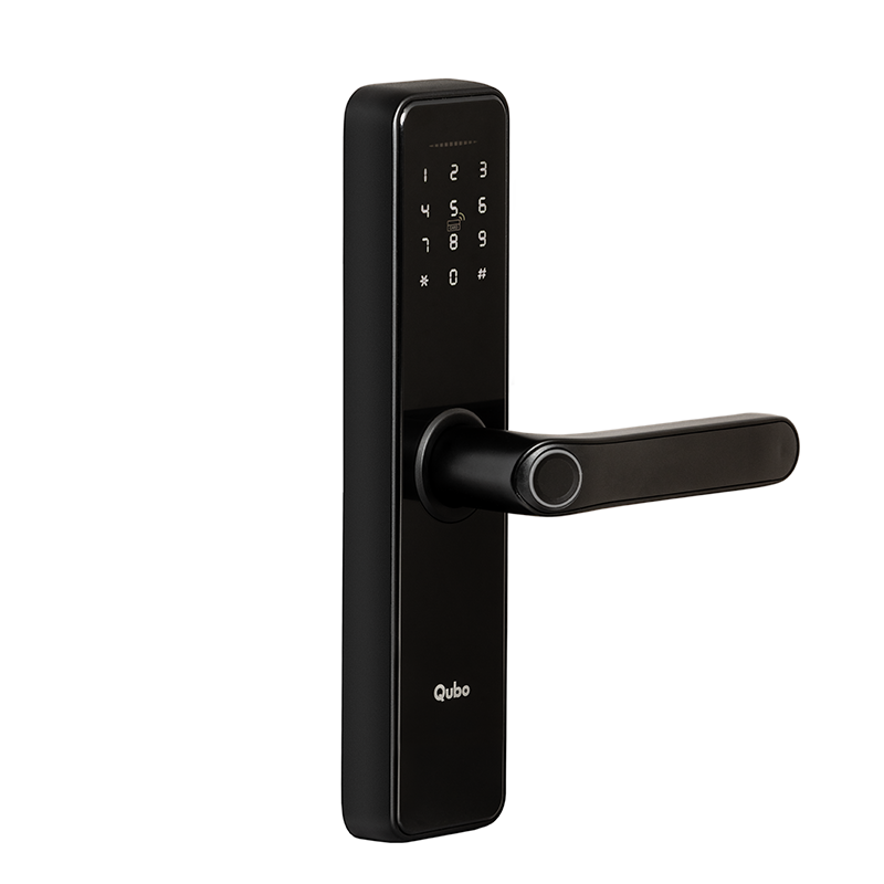 Qubo Essential Aluminium Alloy Black Smart Door Lock