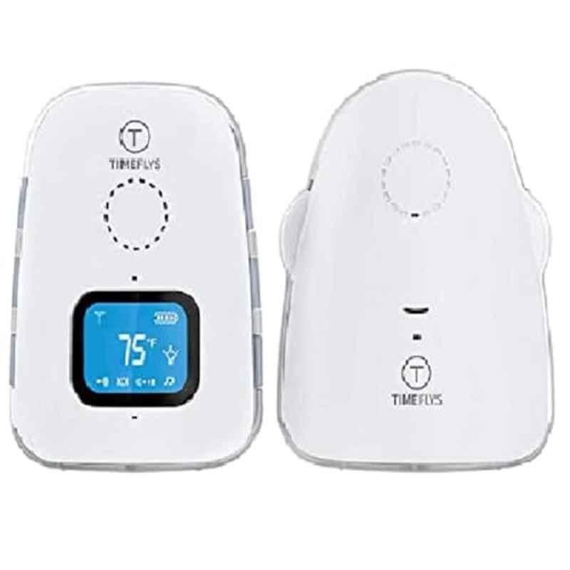 Safe-O-Kid Digital White Audio Baby Monitor with Batteries, Covers Upto: 1000 ft Area, SOK9CAR11P013