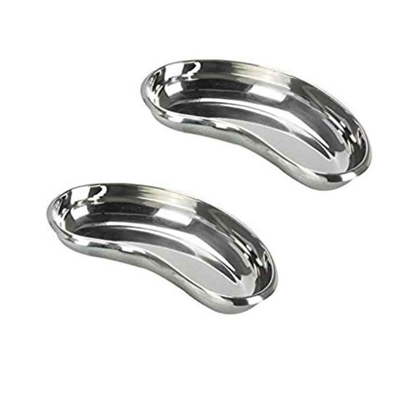 Forgesy 6 inch Stainless Steel Kidney Tray, SUNX41 (Pack of 2)
