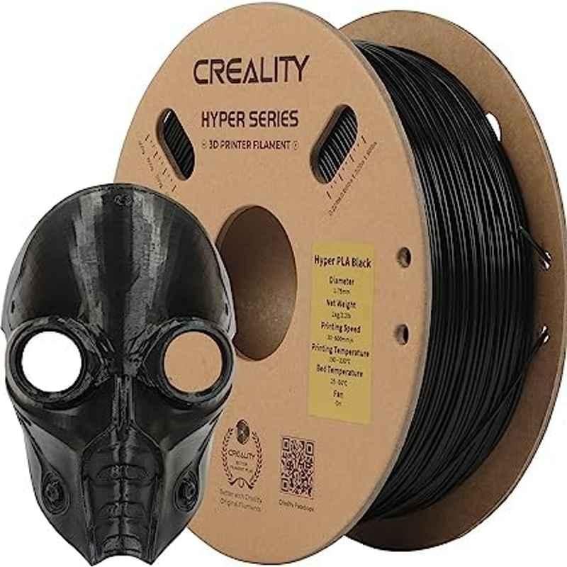 Creality Hyper 1kg 1.75mm Black PLA 3D Printer Filament