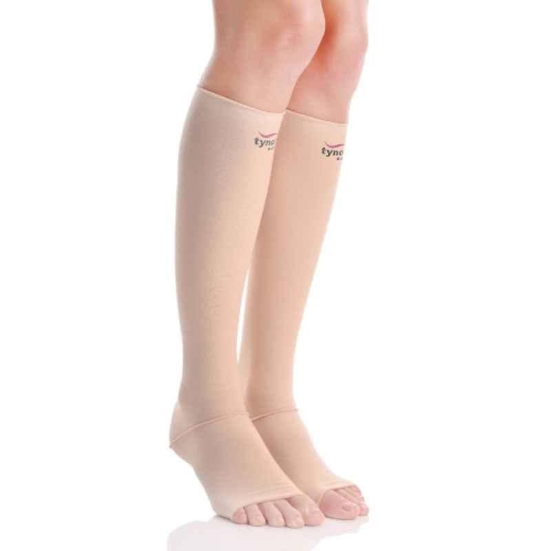 Tynor Compression Garment Leg Below Knee Open Toe Support, I80BAI, Size: xxlarge (Wide)