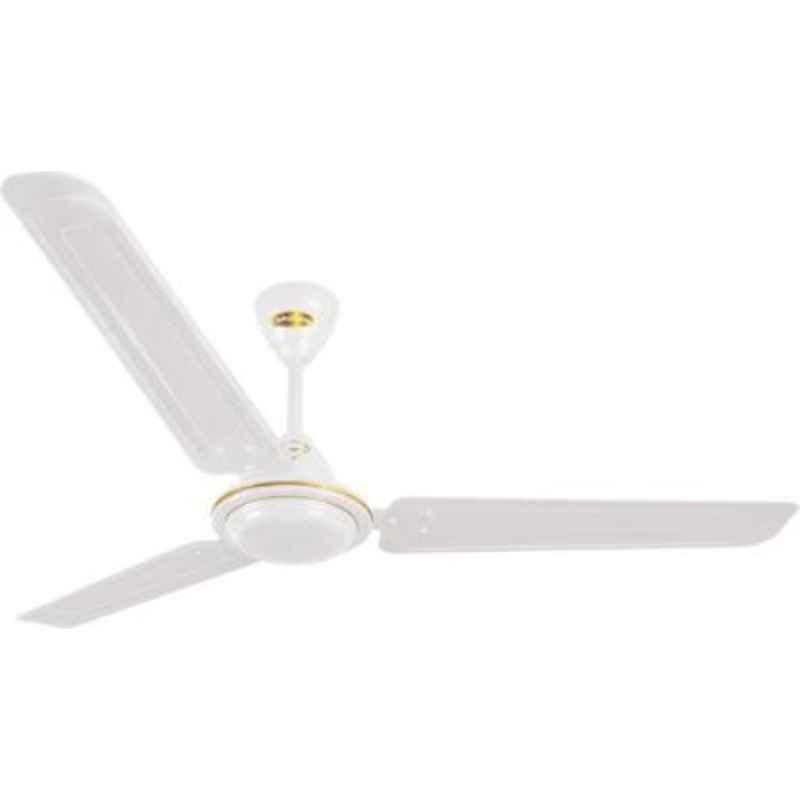 Khaitan Freedom 1200 74W Pearl White Ultra High Speed Ceiling Fan, Sweep: 1200 mm (Pack of 3)