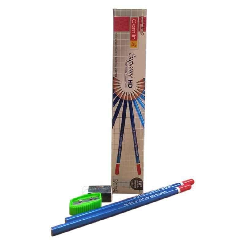 Camlin Supreme HD High Density Premium Pencils, 7084281 (Pack of 10)
