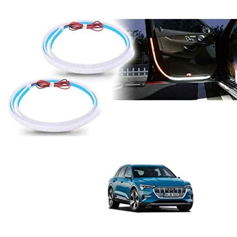 Kozdiko 2 Pcs 120cm Car Door Opening Warning LED Strips Safety Light Set for Audi E-Tron