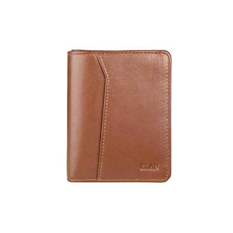 Elan 5 Slots Brown Executive Card Holder with Open Top, EX4227-BR