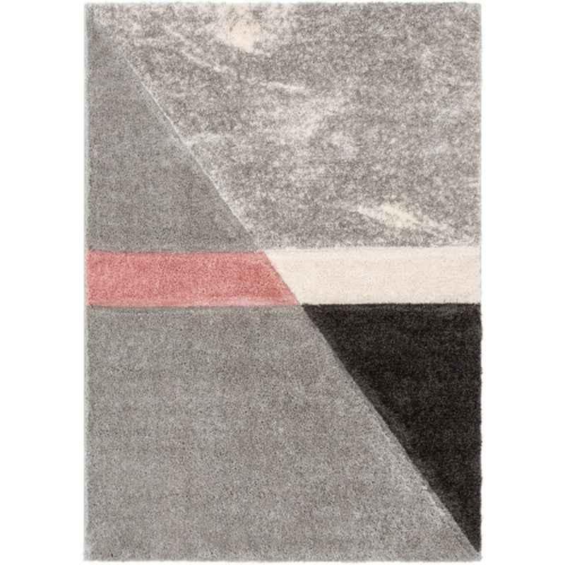 Carpetify 3x5ft Multicolor Modern Geometric 3D Textured Thick & Soft Shaggy Fur Rug Carpet, 0928Z2SPAAJ