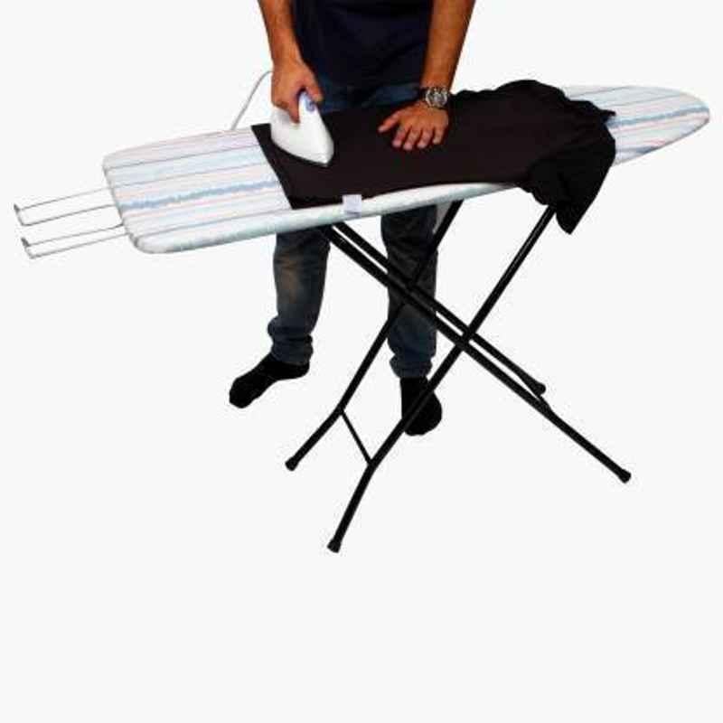 Alnico 18 inch White Wide Block Wooden Adjustable Height Ironing Board