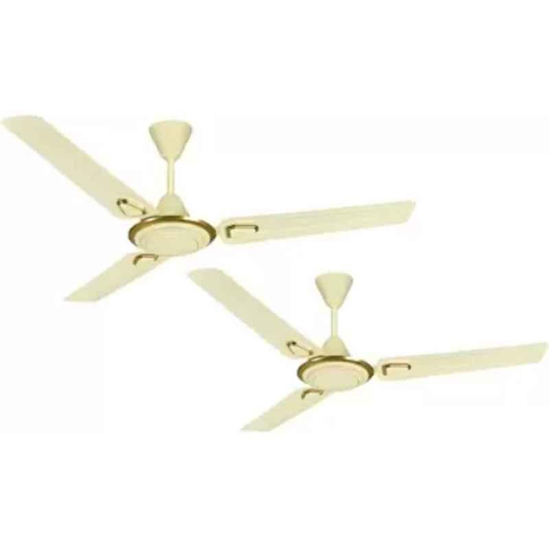 Melbon Grace Deco 72W Ivory High Speed Ceiling Fan, Sweep: 1200 mm (Pack of 2 )