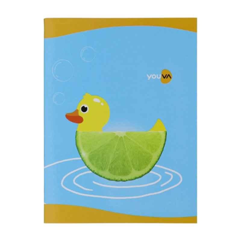 Navneet Youva Jumbo Size 76 Pages Assorted Design Jumbo Soft Bound xxlarge Square Notebook, 23055 (Pack of 12)