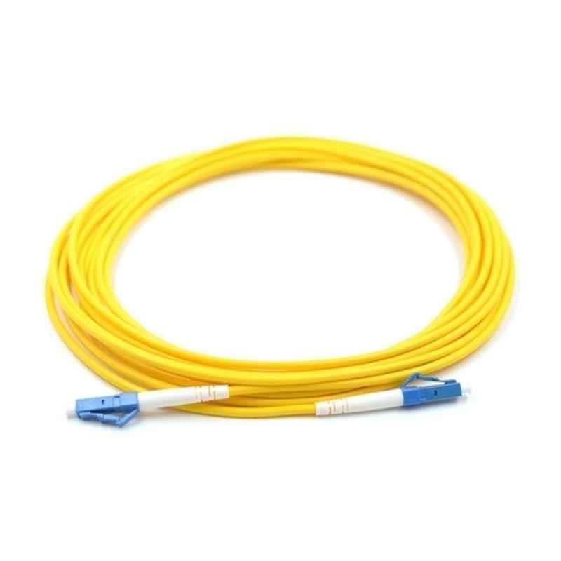 Syrotech 5m PVC Yellow LCP to LCP Networking Patch Cable, FSMS-LCP-LCP-5M