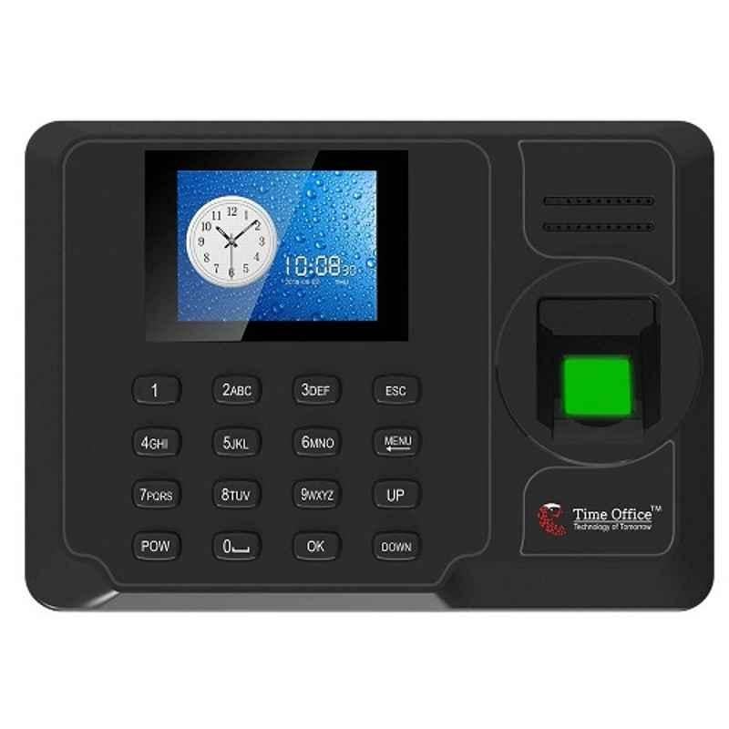 Time Office Z305 Black Fingerprint, Cloud Based Time & Attendance Machine with Finger & Card Access