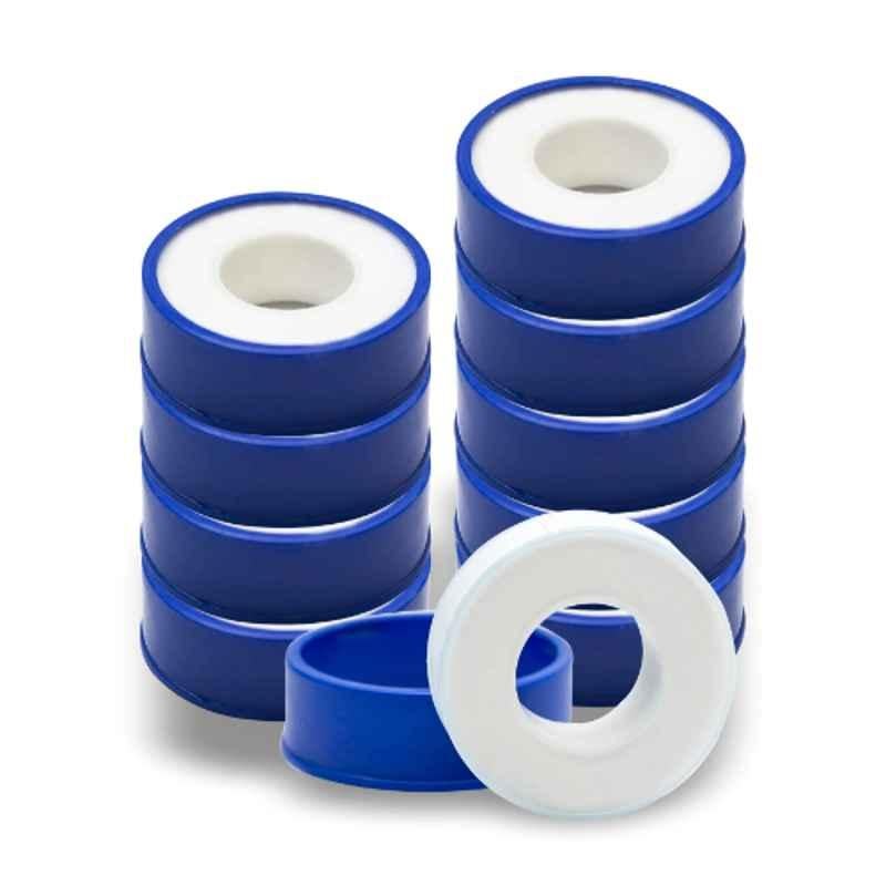 Ruhe 10m 1/2 inch PTFE Thread Seal Tape, 17-1901 (Pack of 10)