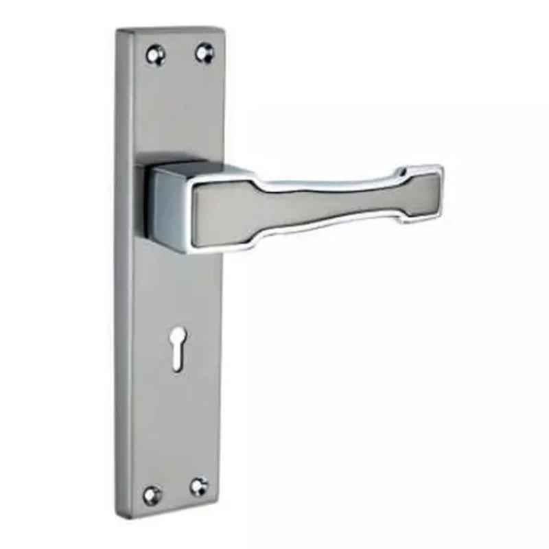 Harrison Collecte DE Chroma Tesla 1784 200mm Mild Steel CP Matt Finish Mortise Lock Set with Handle