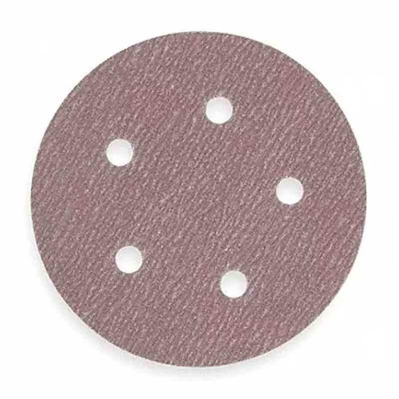 Norton H5931 5 inch Aluminum Oxide 5 Hole PSA Sanding Disc Roll, 5GD08