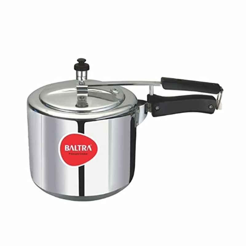 Baltra Stella 5L Aluminium Silver Inner Lid Pressure Cooker, BPC-102