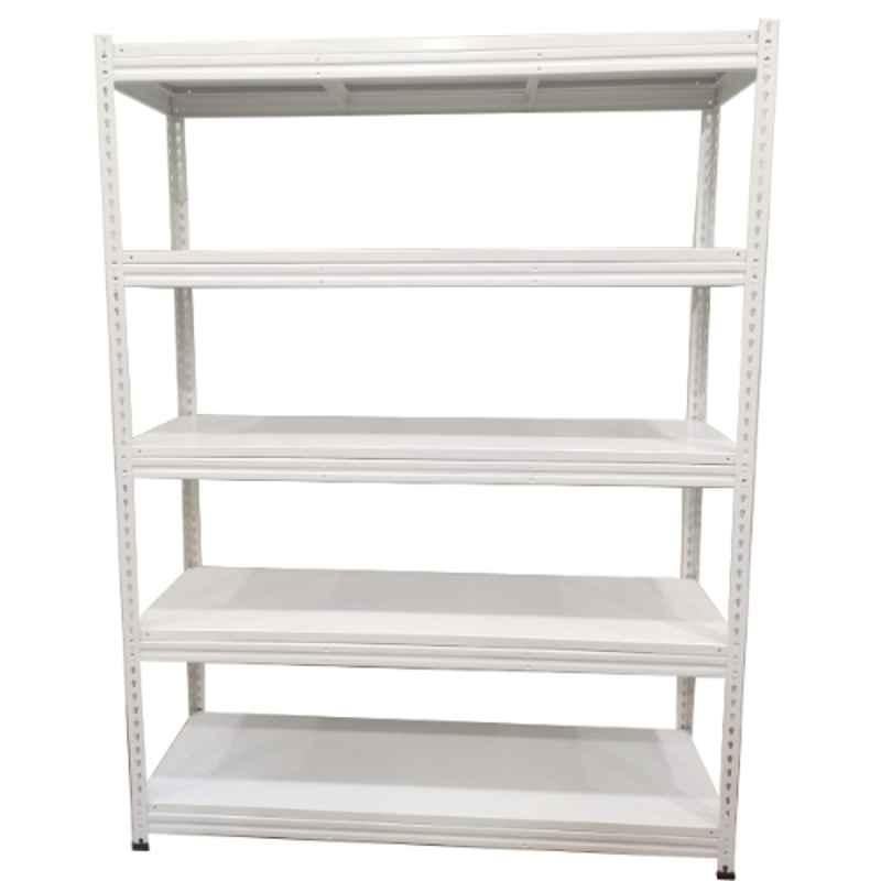 Hubs 90x90x180cm Slotted Angle Rack with 5 Shelves