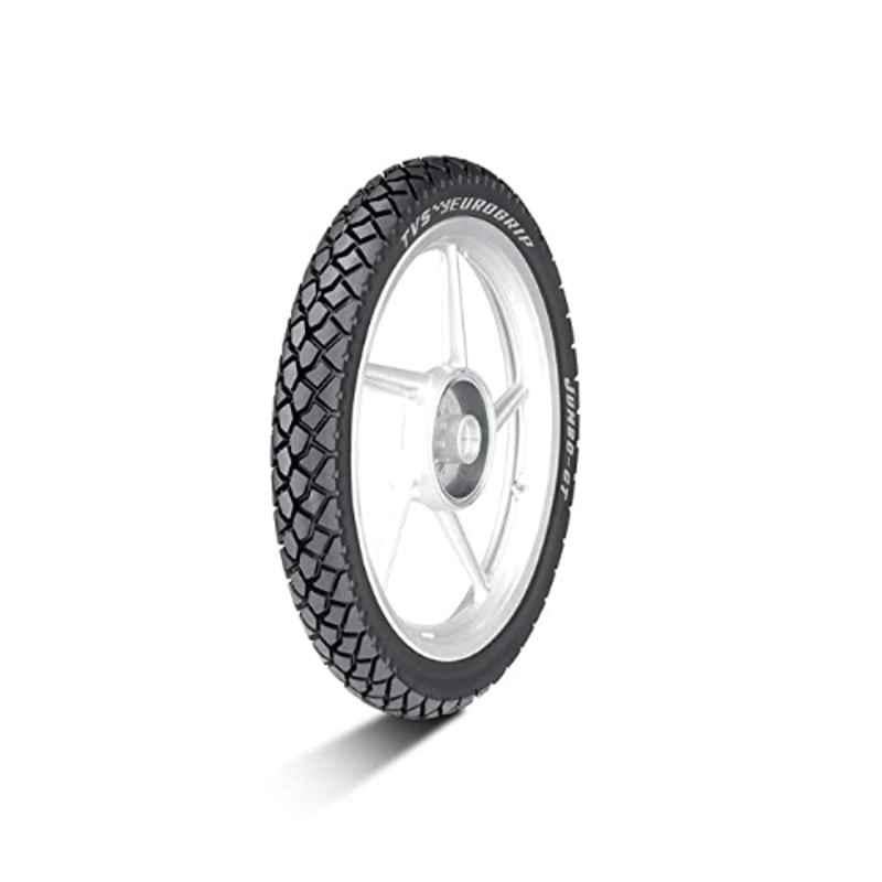 TVS Eurogrip 3.00-17 50P 6PR Jumbo GT TL Tubeless Rear Bike Tyre, 3MCY90317JG611