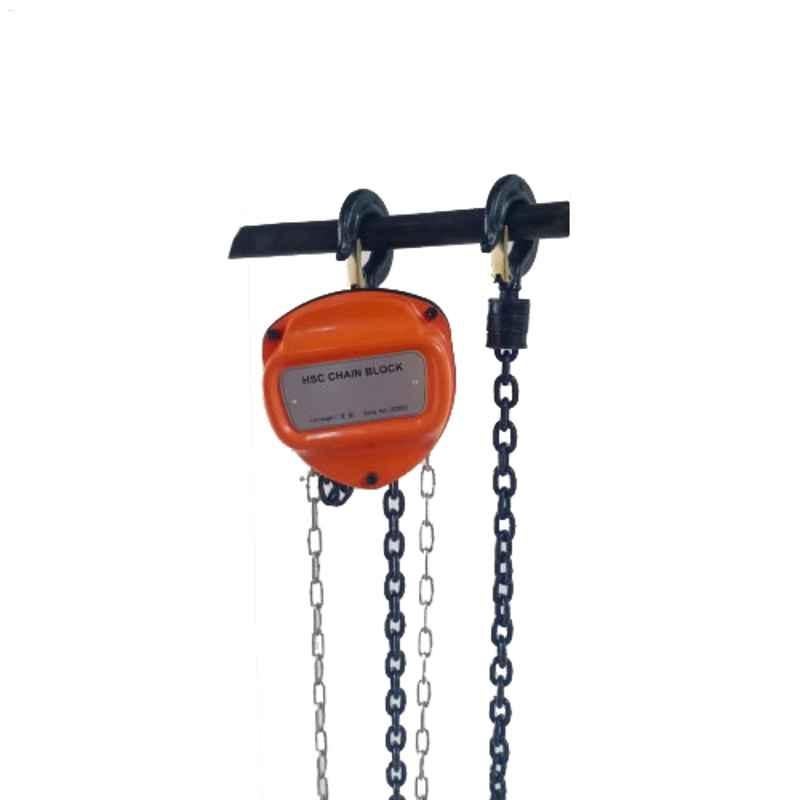 4G HSC 1 Ton 3m Mild Steel Chain Pulley Block