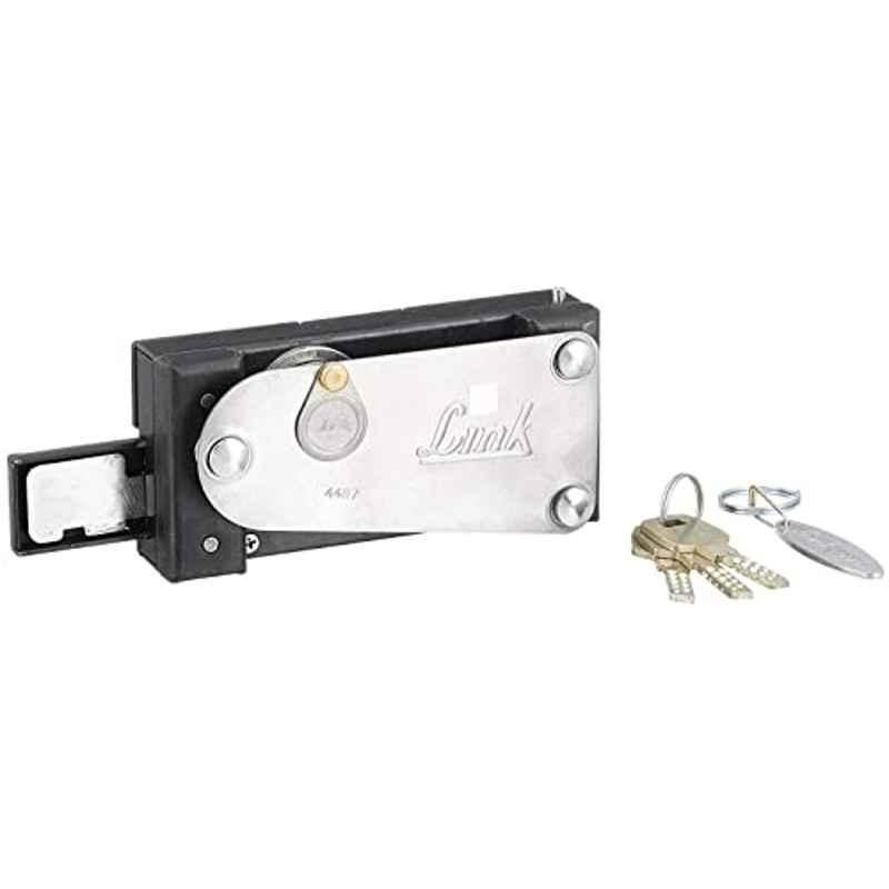 Link 73mm Stainless Steel Shutter Lock for Left Side with 3 Silver Keys, SSL-Left