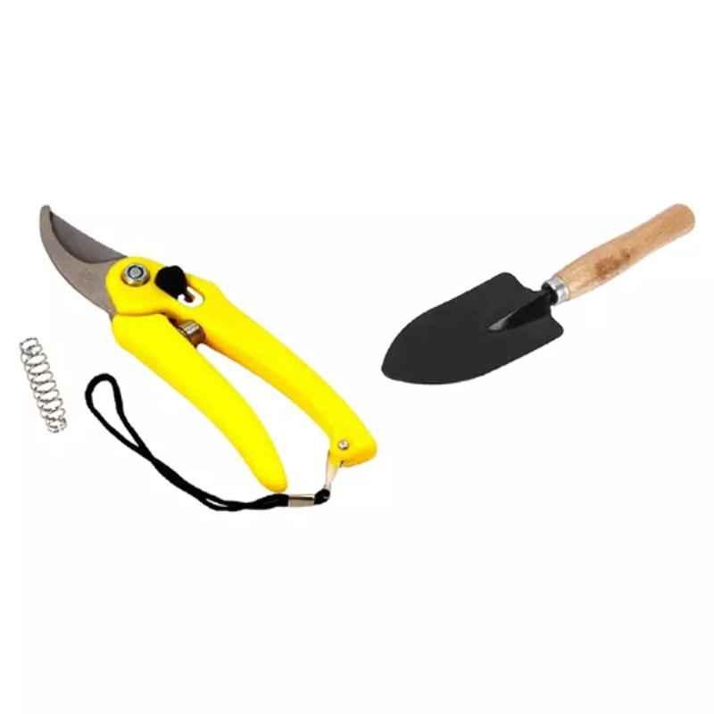 Sky Blue 0.98 inch Iron Bypass Pruner, SK_BL_PRUNER0085 (Pack of 2)