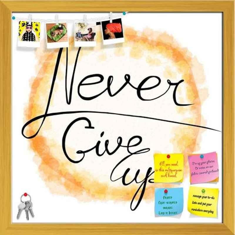 ArtzFolio 40.6x40.6x1cm Golden Printed Bulletin Notice Pin Soft Board, AZSAO44310142BLB_FR_L_02_GD
