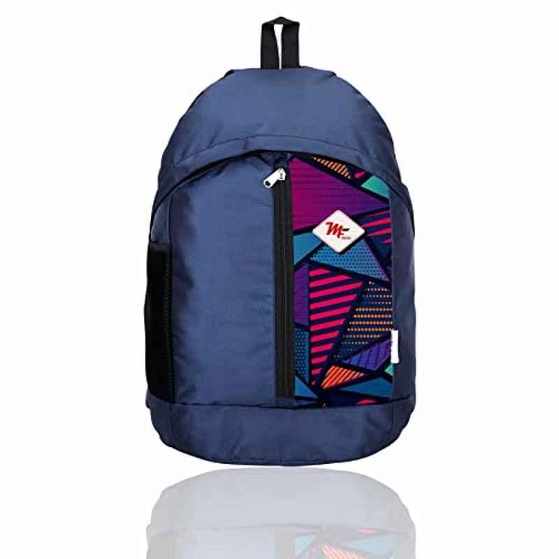 My Fav 25L Polyester Navy Blue Laptop Backpack, MFB0130