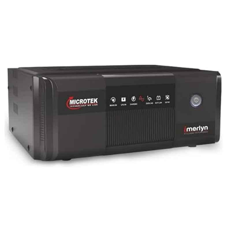 Microtek iMerlyn 1850 1600VA 24V Black Advanced Digital Inverter with 2 Year Warranty & Support 2 Battery