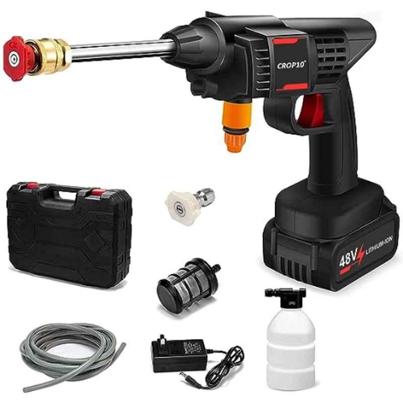 CROP10 48V Cordless High Pressure Washer Machine with Accessories Kit & Multi-Function Nozzle, CWG-01