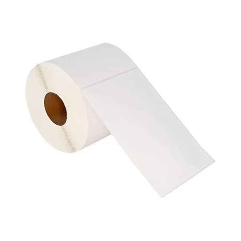 LabelKart 75x125mm Paper White Chromo Label Roll