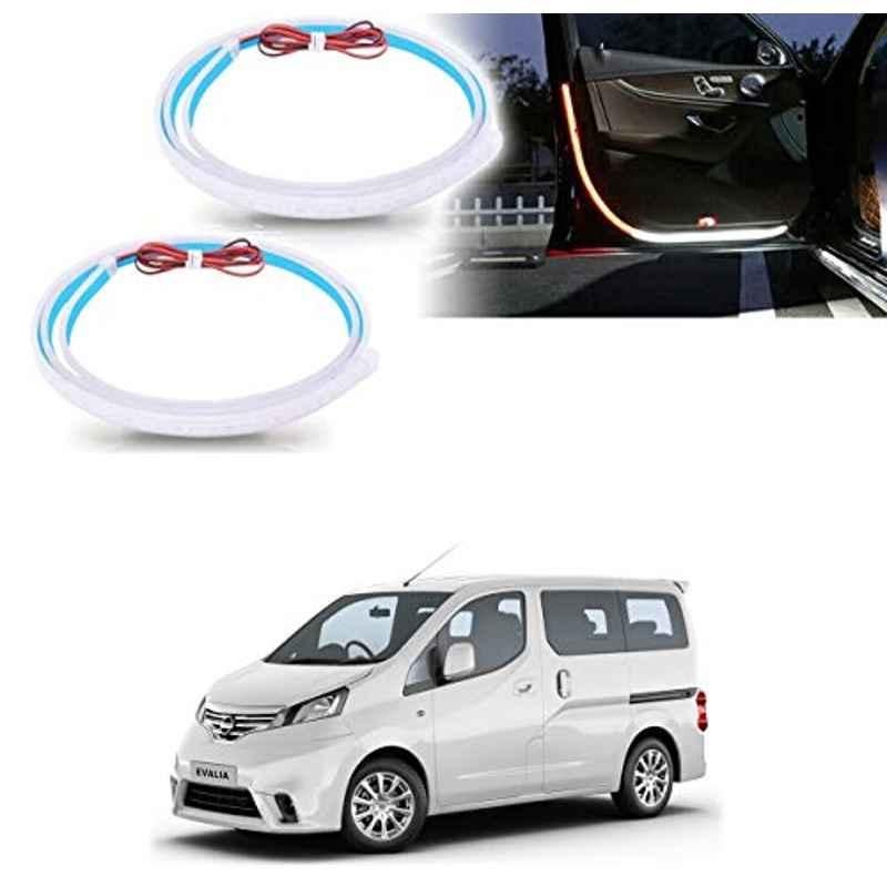 Kozdiko 2 Pcs 120cm Car Door Opening Warning LED Strips Safety Light Set for Nissan Evalia