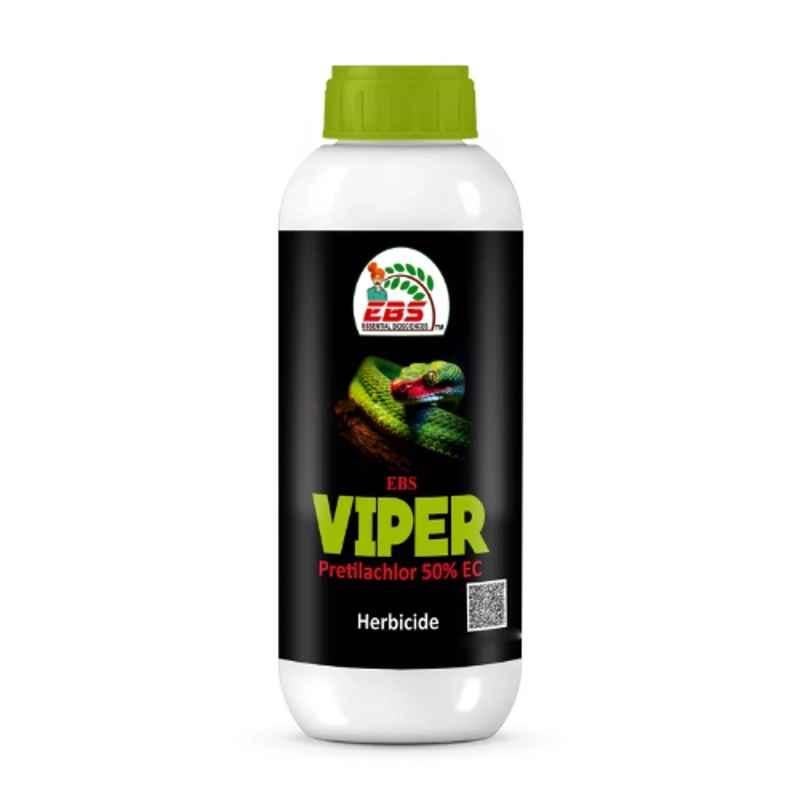 EBS Viper 1 Litre Pretilachlor 50% EC Herbicide for Control All Type of Weeds in Rice (Pack of 10)