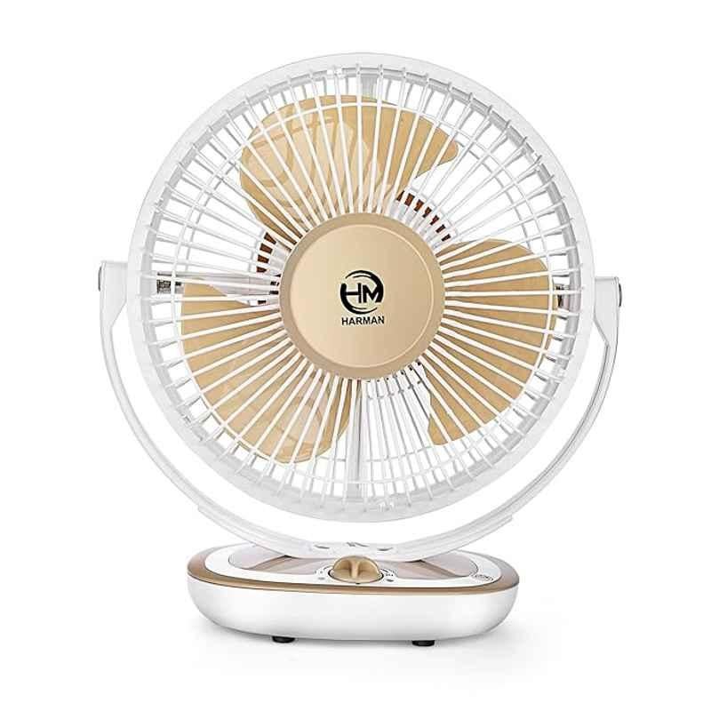 Harman Starlite 70W 2400rpm ABS Blade Table Fan, Sweep: 300 mm