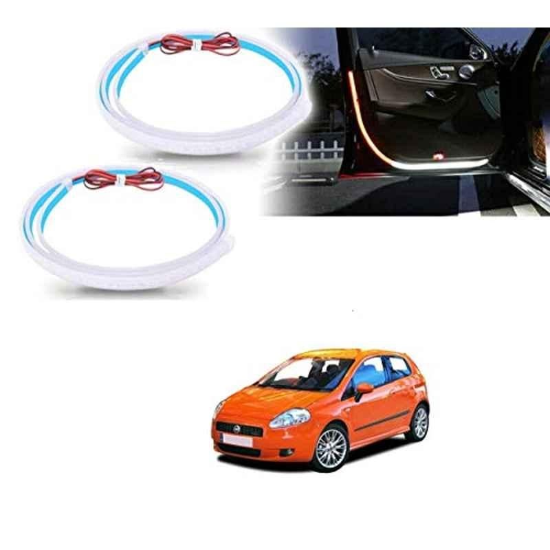 Kozdiko 2 Pcs 120cm Car Door Opening Warning LED Strips Safety Light Set for Fiat Grand Punto