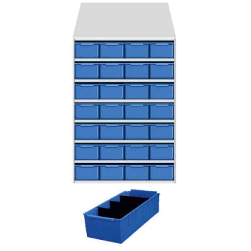 Universal 525kg 8 Shelves Steel & Plastic Light Grey Storage Rack, UMASU19