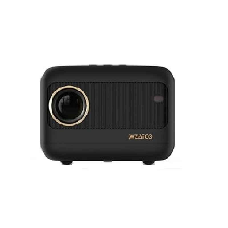 WZATCO Eve 720P Native with 1080P Support, Portable Projector for Home with 3500lm, Electronic Focus, Bluetooth 5 & 5W Speaker