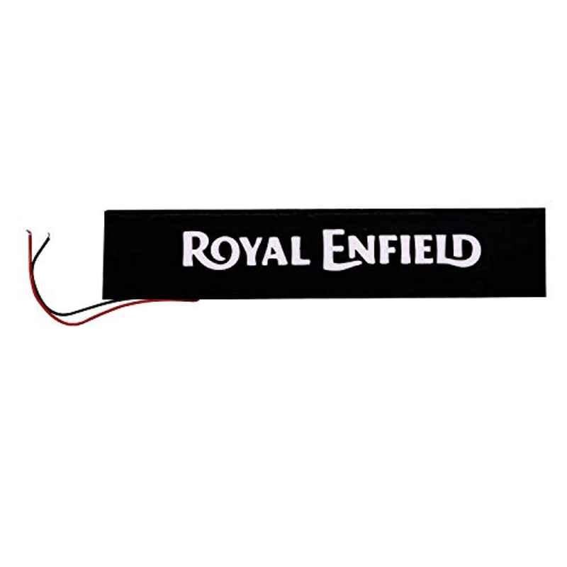 AllExtreme Exdrl1T Drl Led Emblem Illuminating Bike Daytime Running Light With Brightening Logo Waterproof Motorcycle glowing Driving Lamp Compatible For Royal Enfield