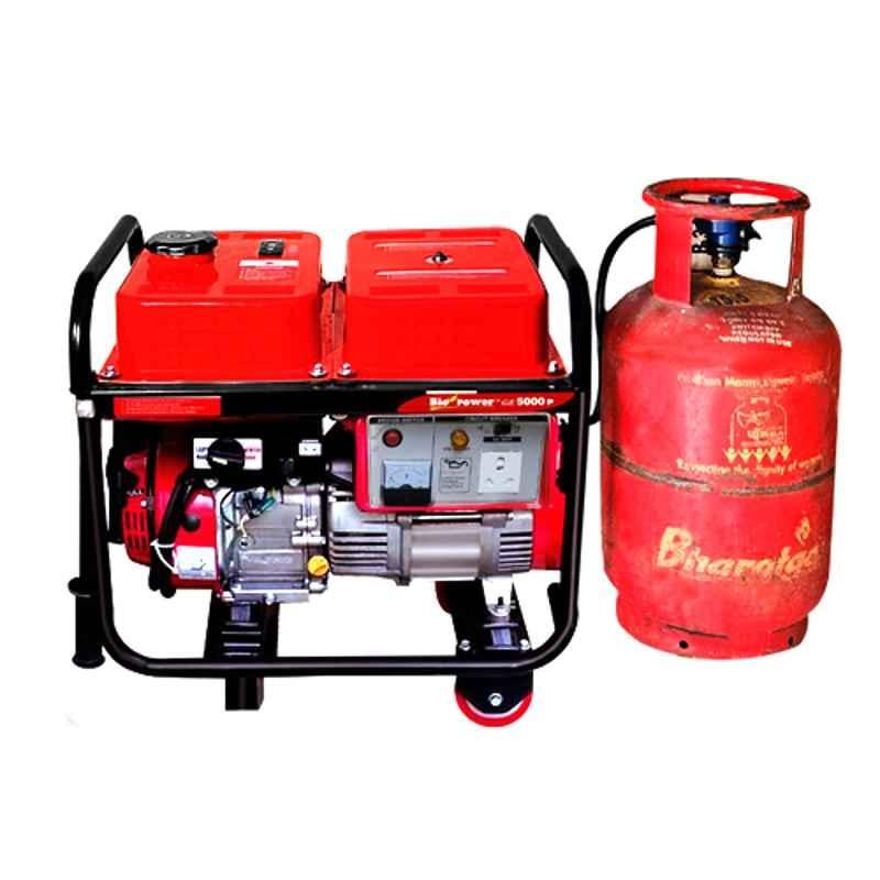 Himalayan Power GE-5000R-LPG 5 kVA 17.5A Run Recoil Start Petrol & LPG Generator